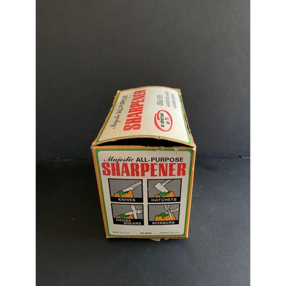 1970's Vintage Majestic All-Purpose Sharpener in Original Box w/ Instructions - Picture 8 of 9